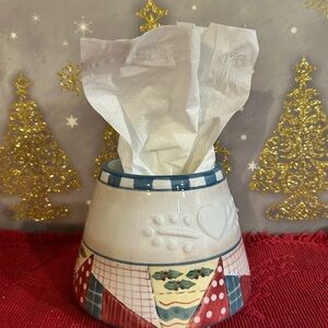 CURRENT TREND: Tissue Holder/Candle Lamp. Next listing for description/purchase.